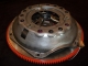 Huezo Racing Makes Custom Race Clutches: This example of our STAGE 3 is a custom fabricated steel flywheel MOPAR BIG BLOCK to MOPAR A833 4-SPEED high-horsepower-DUAL Friction disc.